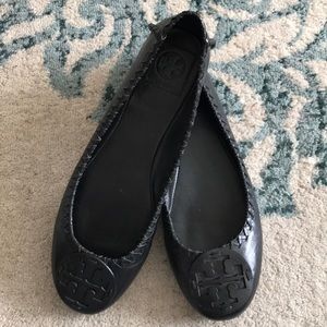 Tory Burch black flats size 11